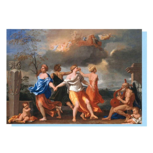 A Dance To The Music Of Time Greetings Card