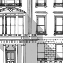 Hertford House Mustard Mounted Print By Michael Paul Lewis -Artful Gifts Shop Crop 8b556fed a902 4ed1 ab8d 8d36f1fe921a