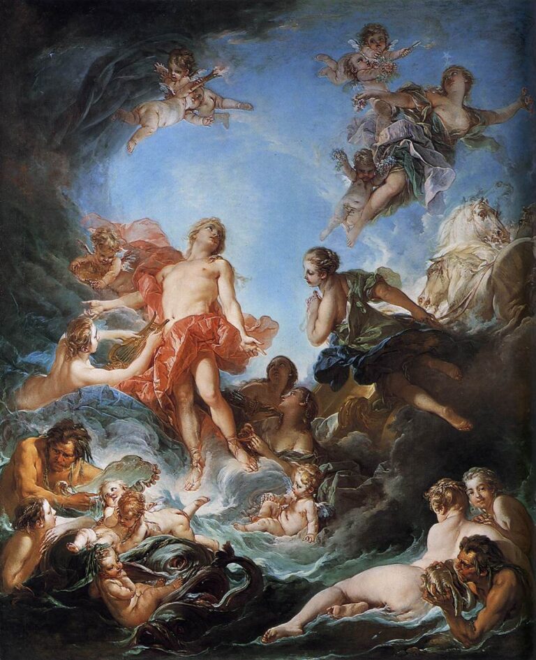 Artful Gifts Shop -Artful Gifts Shop Francois Boucher The Rising of the Sun WGA02916 1 768x945 1