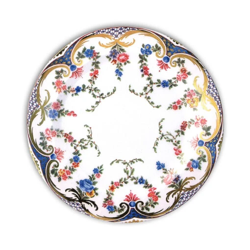 Garland Of Roses Decorative Tin Plate
