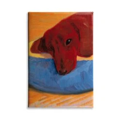 Dog Painting 30 Magnet