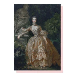 Madame De Pompadour Greetings Card