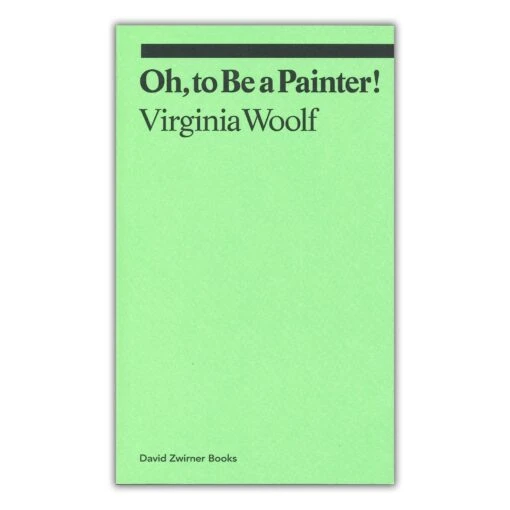 Oh To Be A Painter!