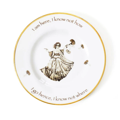 'I Am Here' Dinner Plate - By Melody Rose