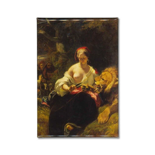 The Lion In Love Magnet