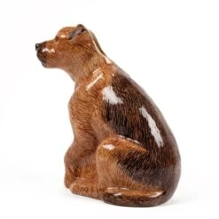 Border Terrier Flower Vase