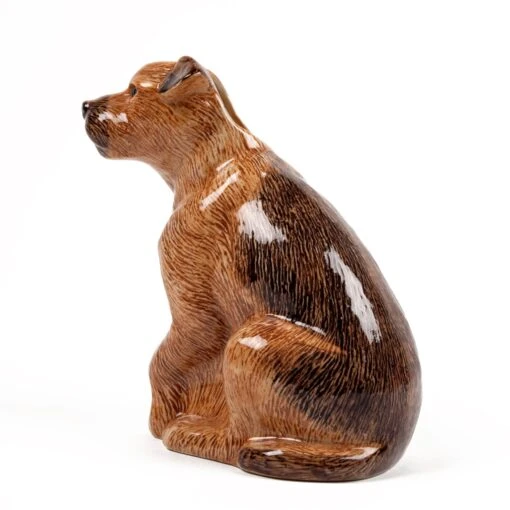 Border Terrier Flower Vase