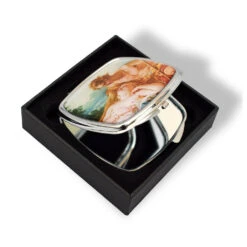 Daphnis & Chloe Compact Mirror -Artful Gifts Shop daphneandchloepocketmirror