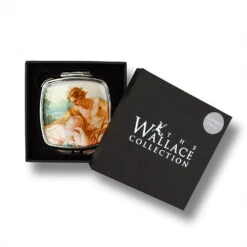 Daphnis & Chloe Compact Mirror -Artful Gifts Shop daphneandchloepocketmirrorbox
