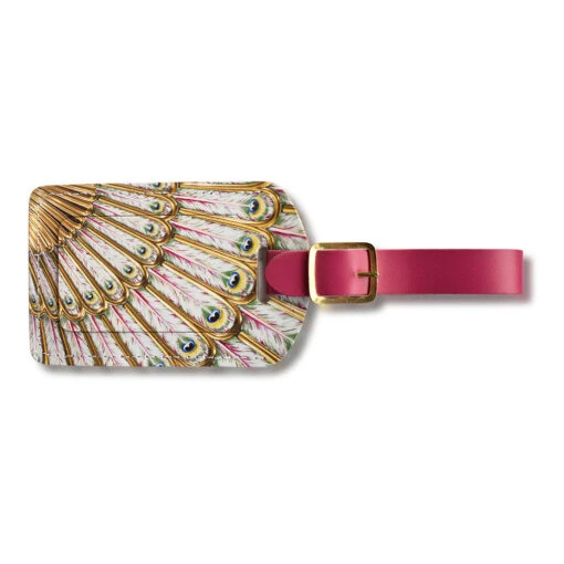 Peacock Luggage Tag